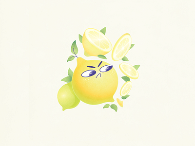 Lemon adobe illustrator cartoon character character design citrus food illustrtation fruits graphic design illustration lemon lemonade package design illustration vector vector illustration yellow
