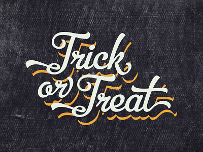 Trick or treat design halloween hand lettering happy halloween holiday lettering scary spooky trick or treat type typography