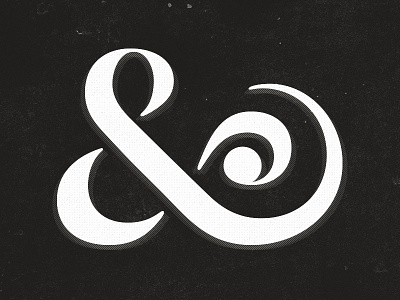 Textured Ampersand by Mary-Anne Ramirez on Dribbble