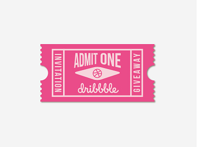 One Dribbble Invite!