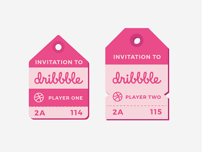 Dribbble Invites admit design draft dribbble dribbble invites giveaway illustration invite invites pass talent ticket