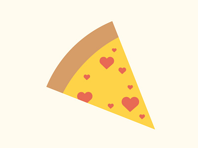 I <3 Pizza double tap food foodie heart illustration instagram like love new york new york city pizza vector