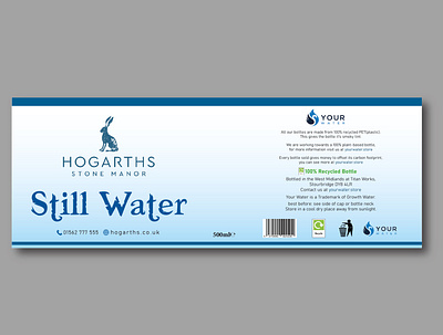 WATER LABEL DESIGN branding design graphic design illustration vector