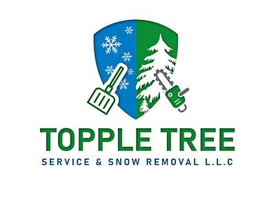 TOPPLE TREE LOGO branding design graphic design illustration logo typography vector