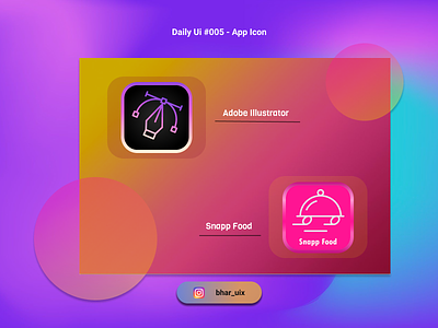 Daily Ui - App Icon 005 adobexd app icon appicon dailyui design figma illustration illustrator redesign ui uidesign uiux ux