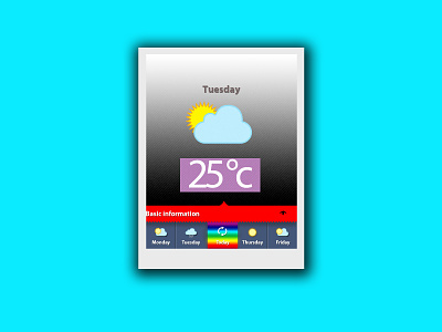 Weather UI branding dailyui icon logo typography weather ui weather ui kit weather ui web