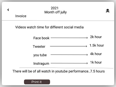 Invoice UI