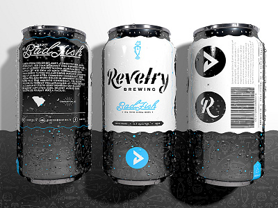 Badfish Beer badfish beer branding design drink fish fishing labeling revelry