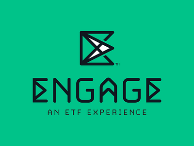 Engage Logo 2 conference engage etf experience logo logomark typography