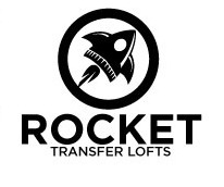 Rocket Transfer Lofts Logo Idea apartment black branding des moines gotham hubbell loft logo mark realty rocket vector white