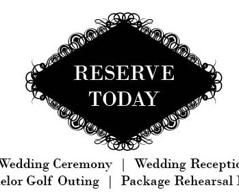 Banquet Hall Ad advertisement bachelor party bodoni calligraphic ceremony copper creek events center garnish golf outings reception rehearsal reservation swirl type setting typography vector wedding