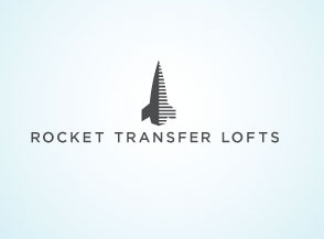 Rocket Transfer Lofts Logo Ideas apartments blast off blue des moines gotham gray levels loft rocket wing