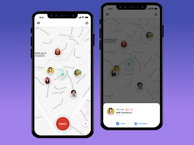 Location Sharing App + Panic Button app gps ios location sharing maps panic button sos