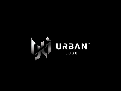 Urban logo app art character clean graphic design icon logo typography ui vector