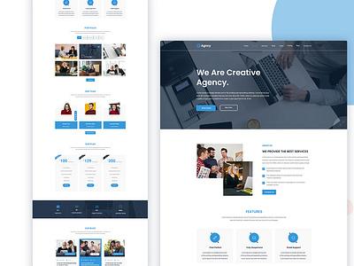 GAgncy_ Business Landing page agency business cleaning company corporate