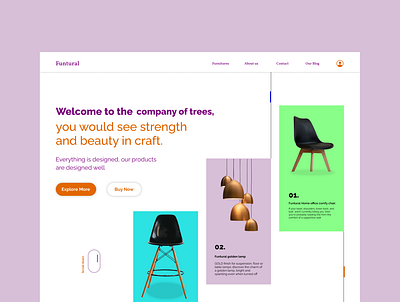 Funtural ecommerce site app branding design graphic design illustration logo ui ux vector web
