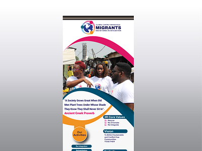 Humanitarian Roll up banner