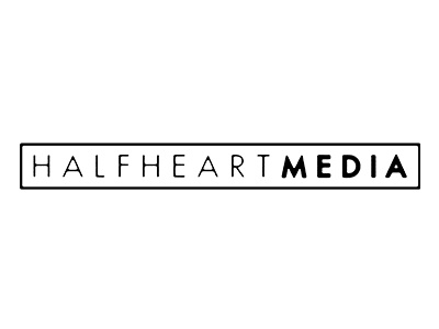 Rebrand branding design halfheart media identity logo