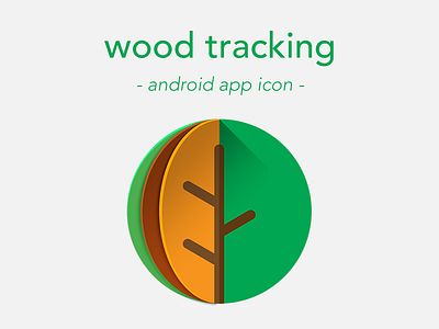 wood tracking android app icon