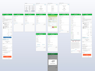 Mobile Payment Work Flow enterprise app enterprise ux interface mobile mobile design saas app ui ux