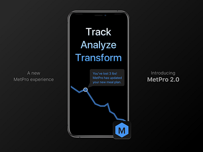 MetPro 2.0 app design fitness iphone nutrition react native ui ux