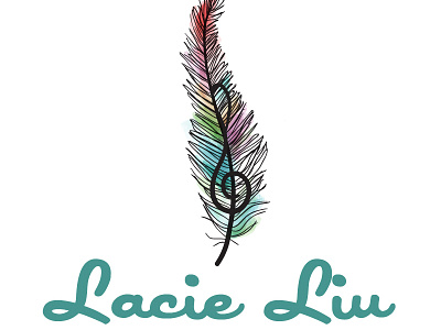 Lacie Liu colors feather logo music singing