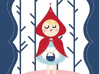 Red Riding Hood character children little red riding hood nursery