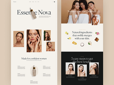 Essence — Delightful Ecommerce Experience accessibility beauty branding design ecommerce landing page product ui ux web website