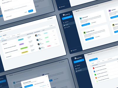Proservy — B2B Dashboard b2b business dashboard design landing page services solution ui ux web website