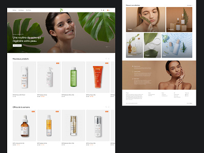 Paracelse — Homepage branding design ecommerce health illustration landing page logo products shop ui ux web website