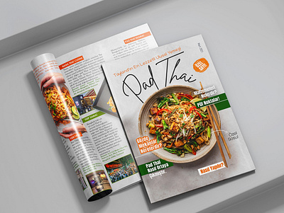 Food Magazine branding graphic design illustration magazine poster typography ındesign