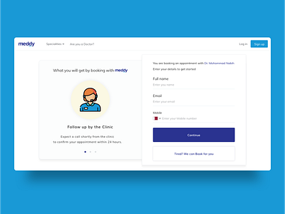 Booking Form UI