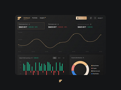 Finary - Dashboard web app