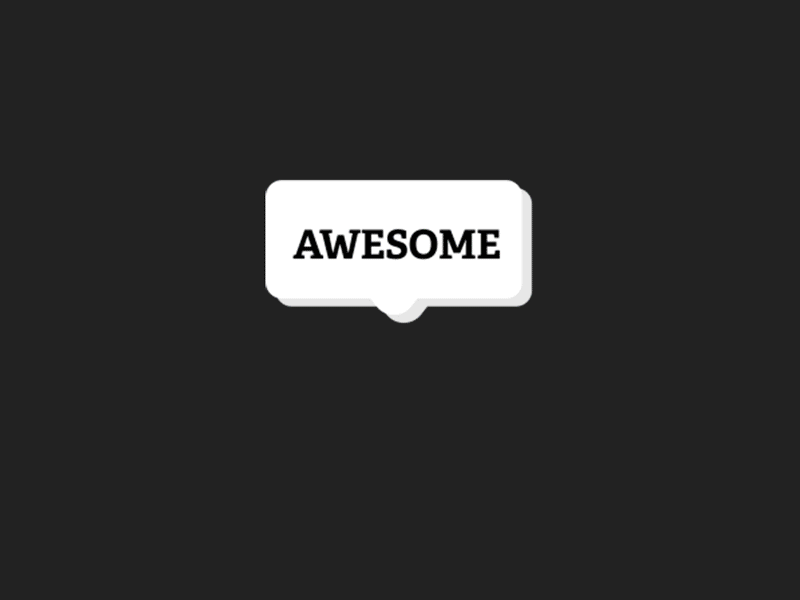 #19 Daily UI challenge - Pop Up Awesome ae after effects animation awesome awesomeness challenge confettis daily ui motion pop up
