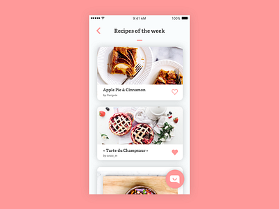 #23 Daily UI challenge - Recipe app