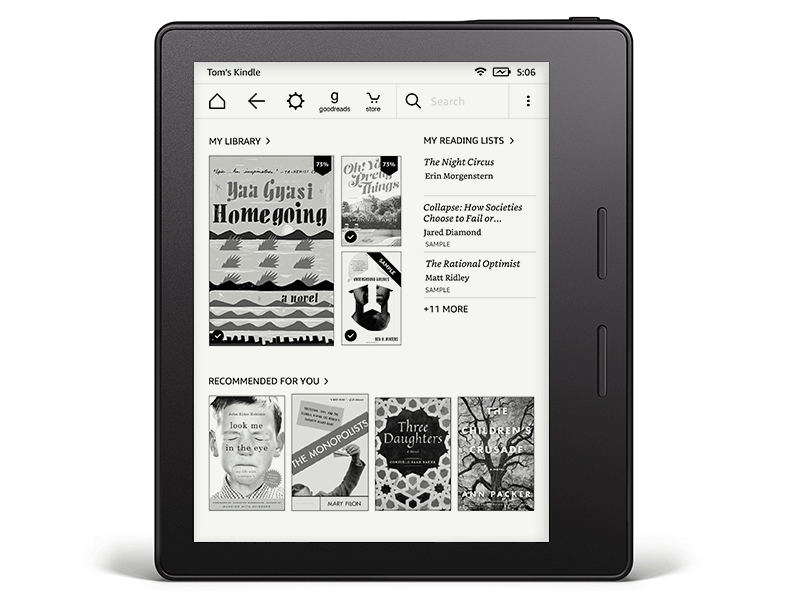 Kindle Library Grid amazon books ebook ereader grid kindle kindle oasis library paperwhite redlines