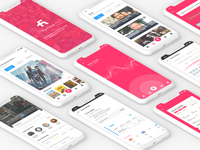 FunTime App booking booking app branding creative creative design creative logo movie app movie art ui user experience user interface ux web design