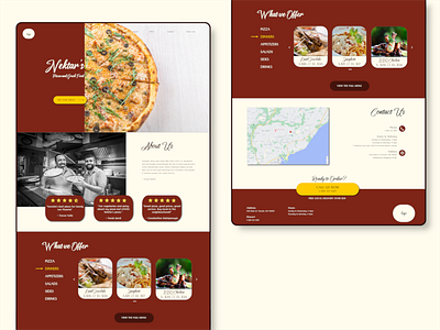 Homepage Design for Restaurant Website design homepage homepagedesign ratings restaurant reviews ui uidesign visualdesign web webdesign website