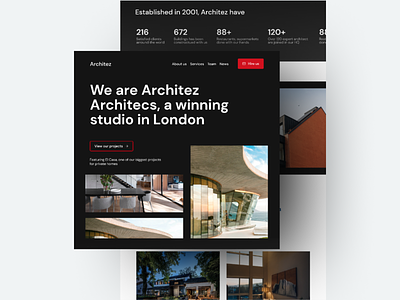 Architez - Architect Agency Landing Page