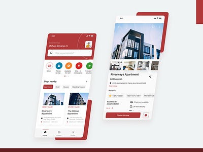 Omah - property and travel app buy and rent property design graphic design mobile app property propertyandtravel travel travelapp traveling ui ui design uiux ux
