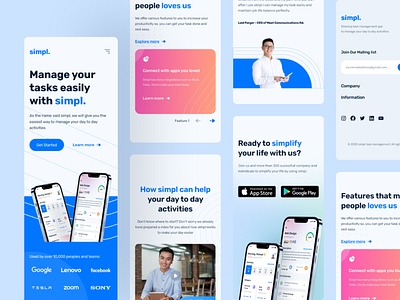 Simpl. - Task Management Responsive Website