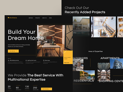 Architecta - Architect Landing Page