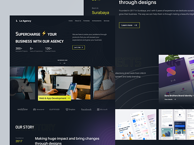 Le Agency - Creative Agency Landing Page