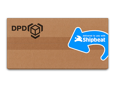 Delivery Box Sticker api box bunny cardboard courier delivery friendly label rabbit shipping sticker