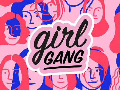 Girl Gang sticker 👠 app fun gang girls mobile peanut pink startup sticker women