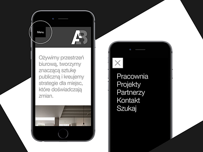 Minimal responsive website architects architecture iphone minimal mobile responsive simple studio website