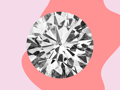 Shine like a diamond mama 💎 app diamond illustration mama mobile mother peanut stylish team texture