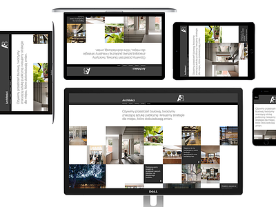 Responsive website architects architecture layout minimal modular responsive studio website