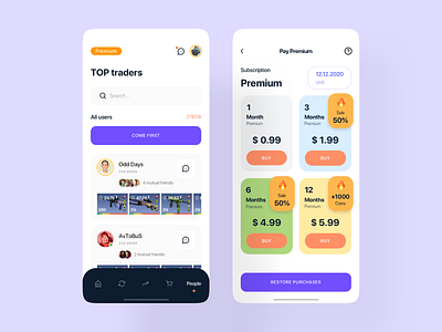 App SKINSWIPE - Pay Premium Plan