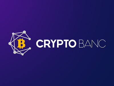 Logo Cryptobanc bitcoin coins crypto cryptocurrency design ico logo tokens uiux